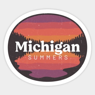 Michigan Summers Sticker